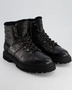 La Martina Schnürboot In Schwarz