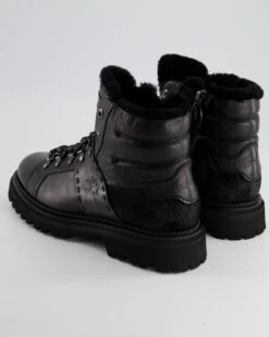 La Martina Schnürboot In Schwarz -Tretter Geschaft T 08010000198 pic3