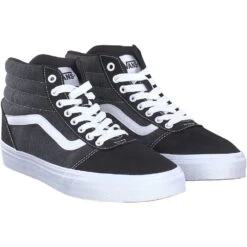 Vans Ward Hi In Schwarz